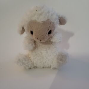 Jellycat Cream and Light Brown Plush Lamb Toy